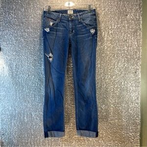 Hudson Ankle Skinny Capri Flap Pocket Jeans Size 26 Women's 26.5” Inseam